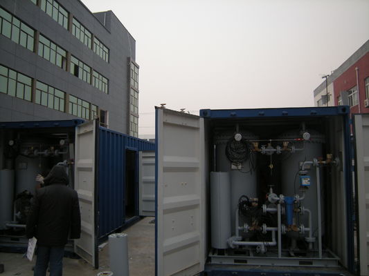 Nitrogen Generator With Container, Free Choice Of Purity And Capacity Deploy At Different Job Sites.
