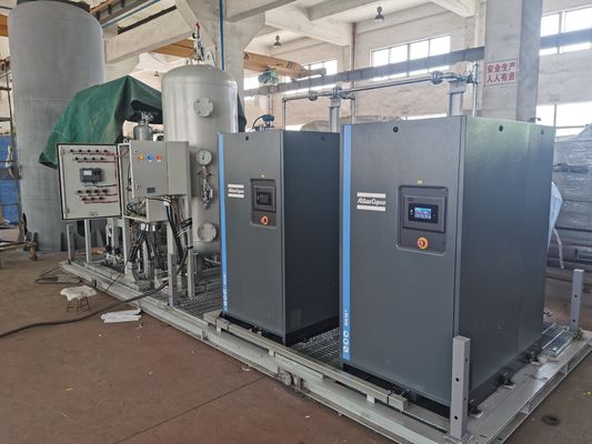 Outdoor Instrument Air Skid with Sunshade 1000 SCFM 150 psig
