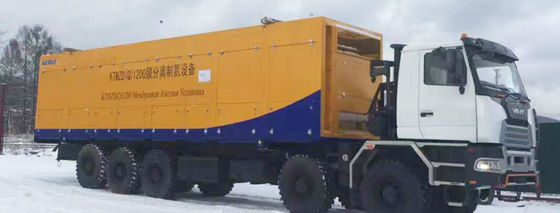 Skid Mounted Membrane Separation Nitrogen Generator For Petroleum Natural Gas In Low-temperature Areas